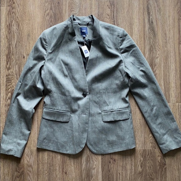 NWT Gap Gray Blazer - Picture 2 of 14